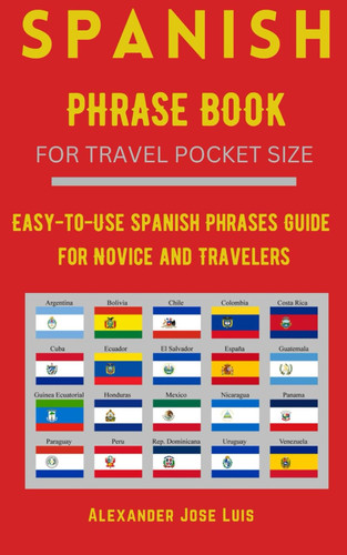 Spanish Phrase Book for Travel Pocket Size