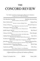 The Concord Review: V34 No. 2 Winter