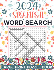 2024 Spanish Large Print Word Search Puzzle Book