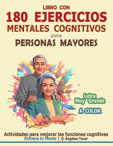 Libro Con 180 Ejercicios Mentales Cognitivos Para Personas Mayores