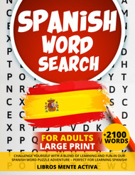 Spanish Word Search for Adults Large Print