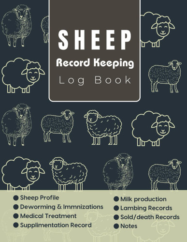 Sheep Record Keeping Log Book