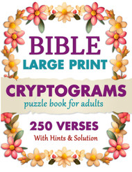 Bible Cryptograms puzzle books for adults in large print