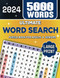 2024 Word Search Puzzle Book For Adults & Seniors Large Print - 5000