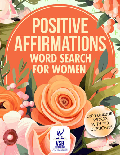Positive Affirmations Word Search for Woman