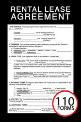 Rental Lease Agreement: 110 Ready-to-Fill Templates for