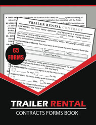 Trailer Rental Contracts Forms Book