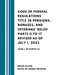 Code of Federal Regulations Title 38 Pensions Bonuses and Veterans'