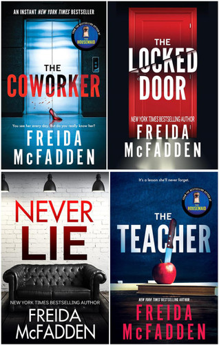 Freida McFadden Bestselling 4 Books Set - The Coworker The Locked