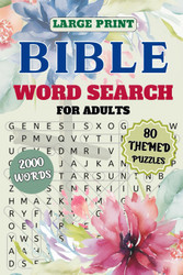 Large Print Bible Word Search for Adults