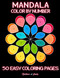 50 Easy Mandala Color by Number Designs