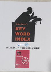 2023 Key Word Index by Tom Henry