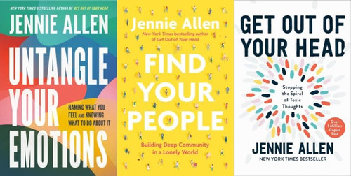Jennie Allen Bestselling 3 Books Set - Untangle Your Emotions Find