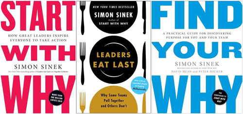 Start with Why Series 3 Books Set - Start with Why Leaders Eat Last