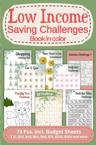 Low Income Saving Challenges Book