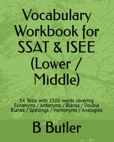 Vocabulary Workbook for SSAT & ISEE