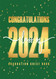 Congratulations Class of 2024 Graduation Guest Book