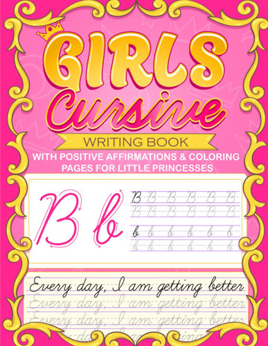Girls Cursive Writing Book Ages 8-12