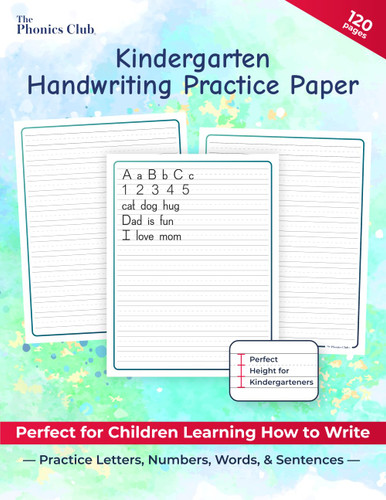 Kindergarten Handwriting Practice Paper