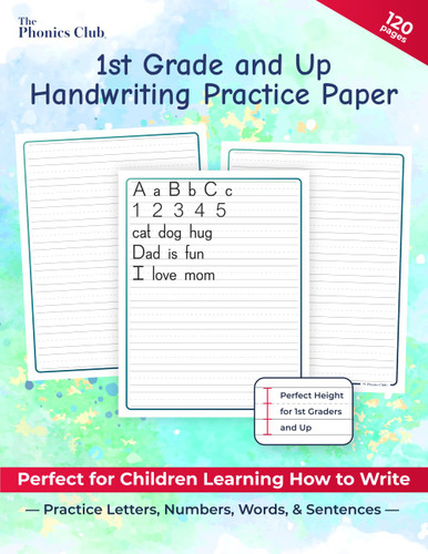 1st Grade and Up Handwriting Practice Paper