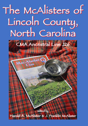 The McAlisters of Lincoln County North Carolina