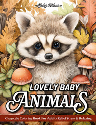 Lovely baby animals: Stress Relief Nature Scenes Baby Cute Animals