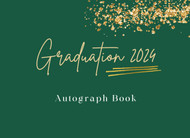 Autograph Book for Graduation 2024