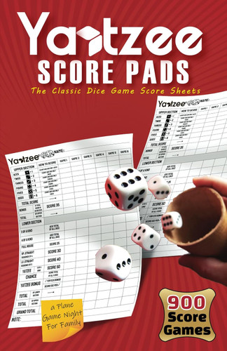 Yatzee Score Sheets: Small 150 Score Pads 900 Games Compatible with