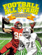 Football All Stars: Players and Team Logos- Sports coloring book for