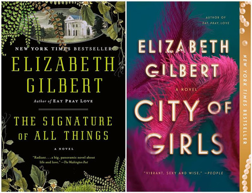 Elizabeth Gilbert Bestselling 2 Novel Books Set - The Signature of