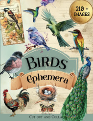 Birds Ephemera Book for Paper Crafts