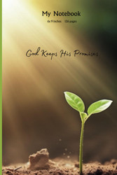 God Keeps His Promises: Composition Notebook idea journal prayer