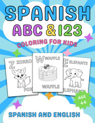 Spanish ABC Coloring for Kids