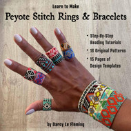Learn To Make Peyote Stitch Bracelets and Rings: Step-By-Step