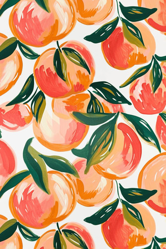 Peaches: Journal/Notebook 6x9 120 lined pages