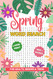 Spring Word Search: 90 Large Print Word Search Puzzles with 1800