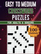Easy to Medium Crossword Puzzle Book For Adults and Seniors - 100