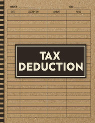 Tax Deduction Log Book: keep and Track Tax Breaks Benefit Write-Off &