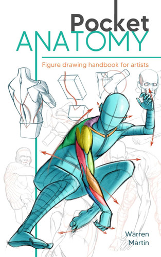 Pocket Anatomy: Figure Drawing Handbook in Color for Artists Learning