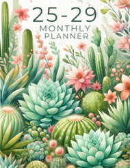 Cactus Monthly Planner 2025-2029