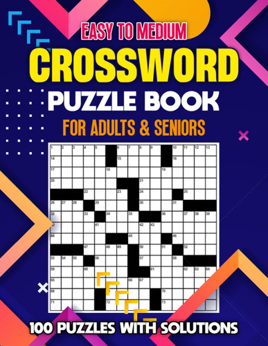 Crossword Puzzle Book for Adults and Seniors