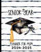 Senior Year 2025 Planner for Mom