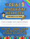 The Print Handwriting Workbook