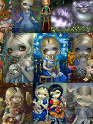 Enchanted Realms 2: All About Alice - A Jasmine Becket-Griffith Lined