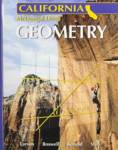Mcdougal Larson Geometry California