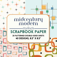 Midcentury Modern Scrapbook Paper