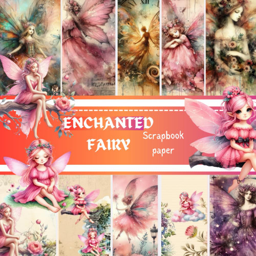 Enchanted Fairy Scrapbook Paper