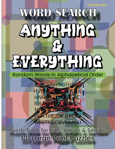 Word Search Anything & Everything - Random Words In Alphabetical