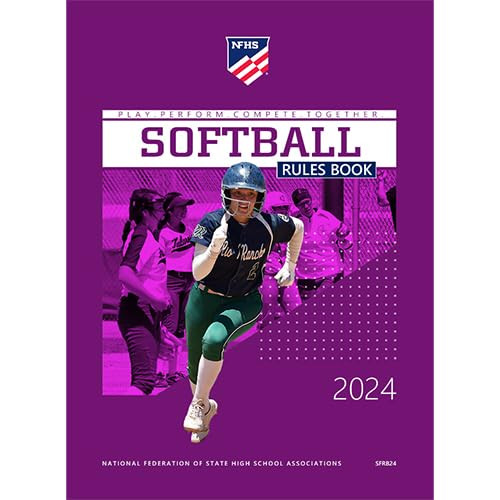2024 NFHS Softball Rules Book Officials Coaches Paperback National