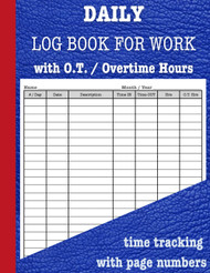 Daily Log Book for Work with O.T. for Employees Freelancers
